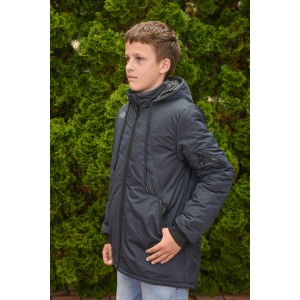 Осіння парка на флісі, синя